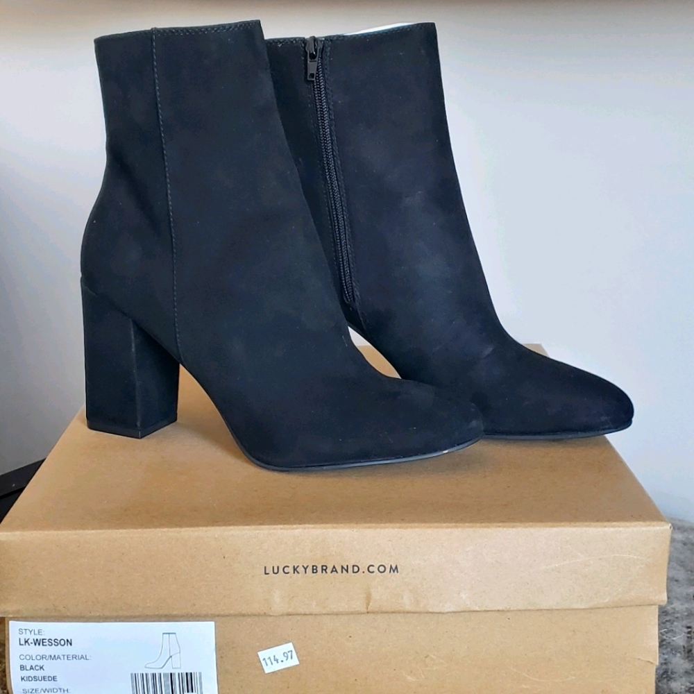 Lucky Brand Suede Boots